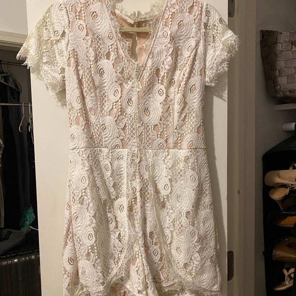 BEAUTIFUL WHITE ROMPER